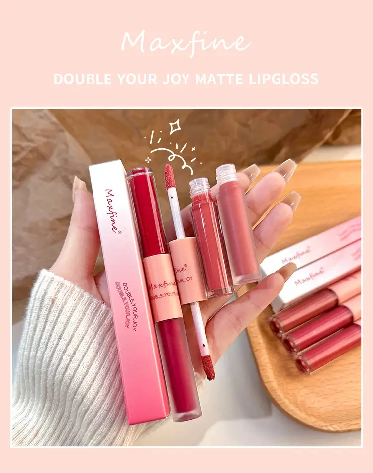Double End Lip Glaze Matte and Glossy Shades Review