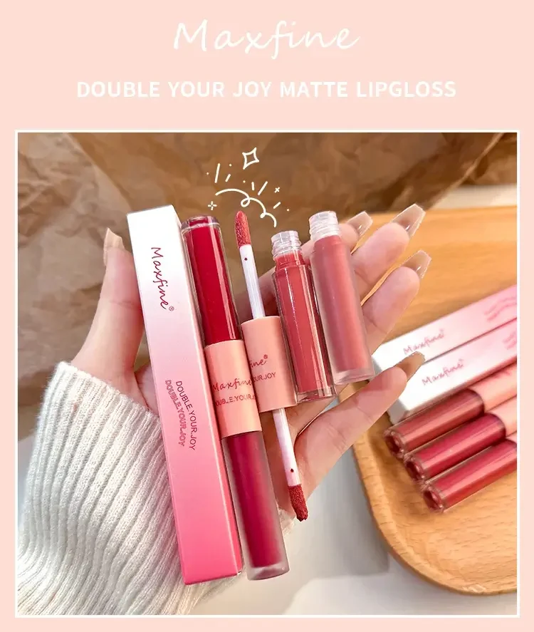 Double End Lip Glaze Matte and Glossy Shades Review