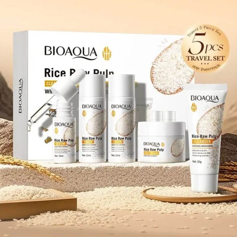 Bioaqua Rice Skincare Super Deal price 5.67 dollars on AliExpress with limited stock.