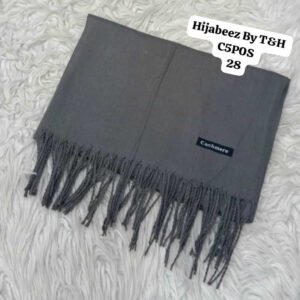 Luxury Grey Pashmina Hijab by Hijabeez