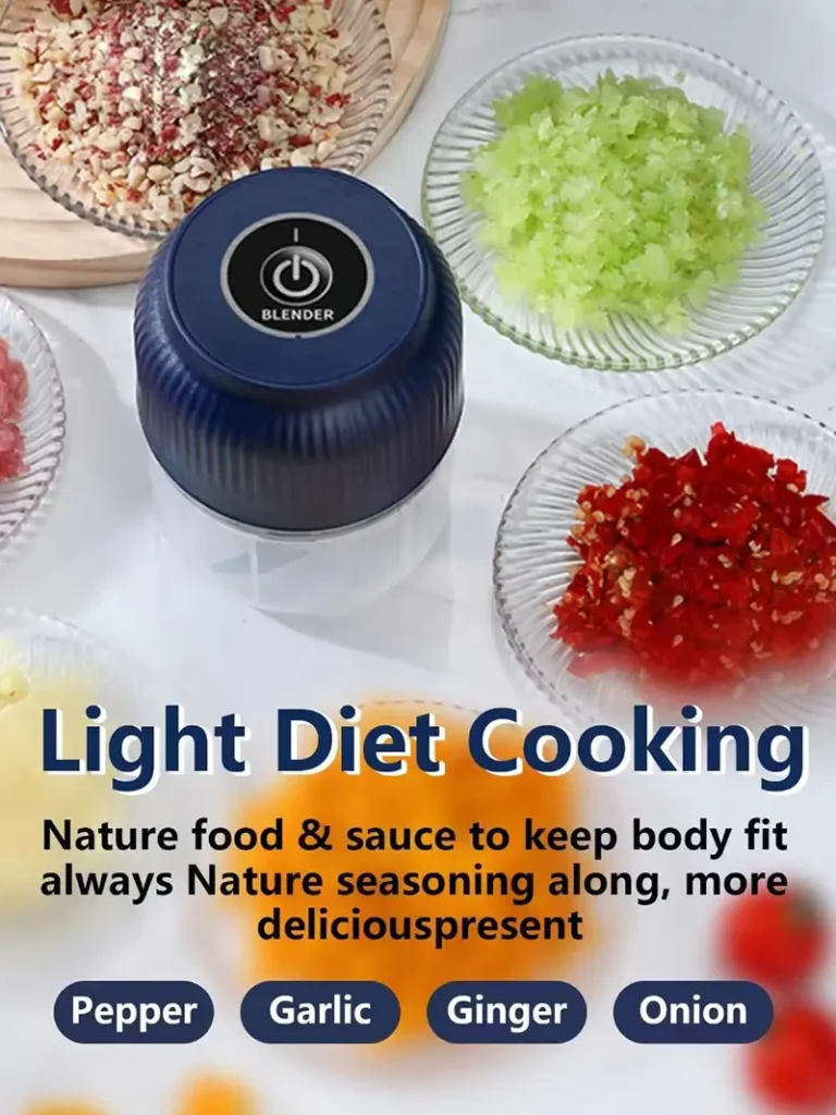 Portable mini vegetable shredder for outdoor use