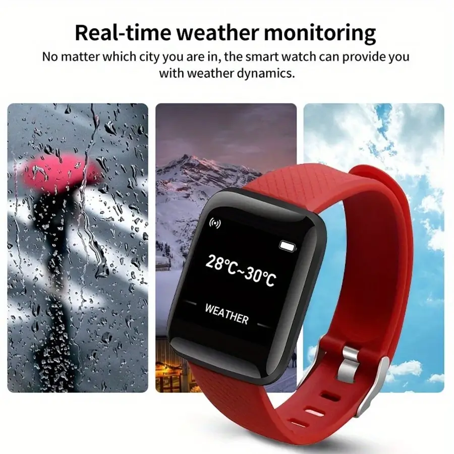 Real-time weather monitoring feature on budget smartwatch