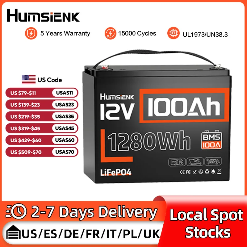 Humsienk LiFePO4 Battery Review and product features with discount codes