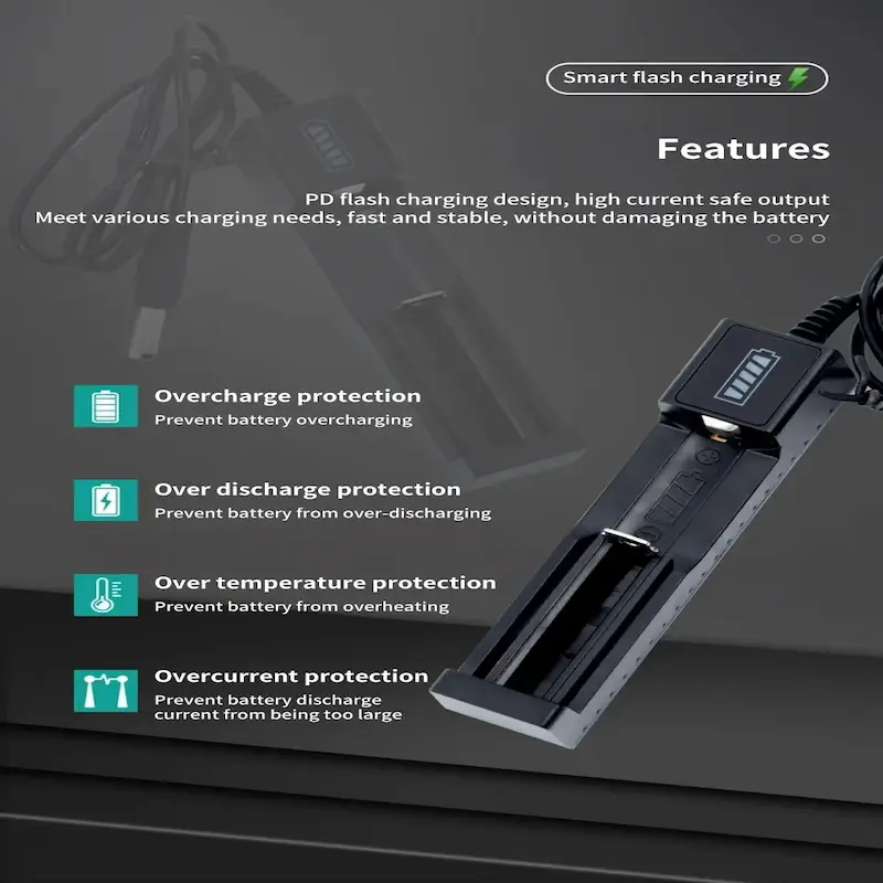 Best Smart Battery Charger highlighting rapid heat dissipation features to prevent overheating.
