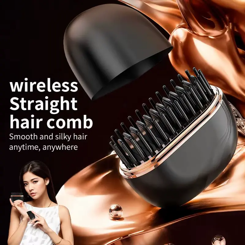 An in-depth Capsule Hair Straightener Review highlighting the wireless straight hair comb features for silky results.