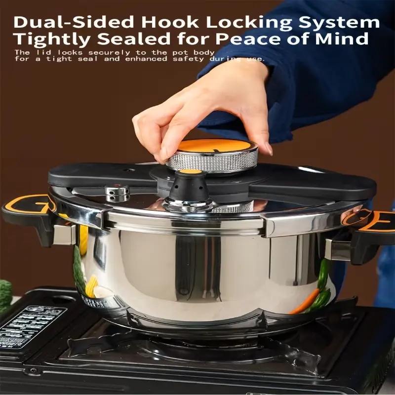 Close-up of the dual-sided hook locking system for a secure seal.