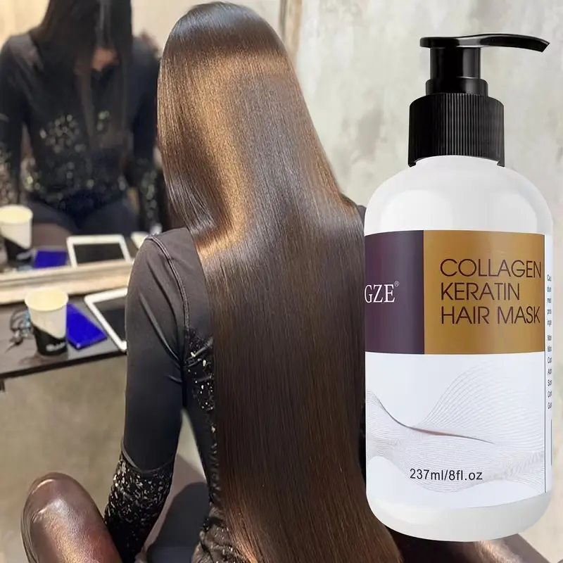 GZE Hair Mask professional salon results on long hair