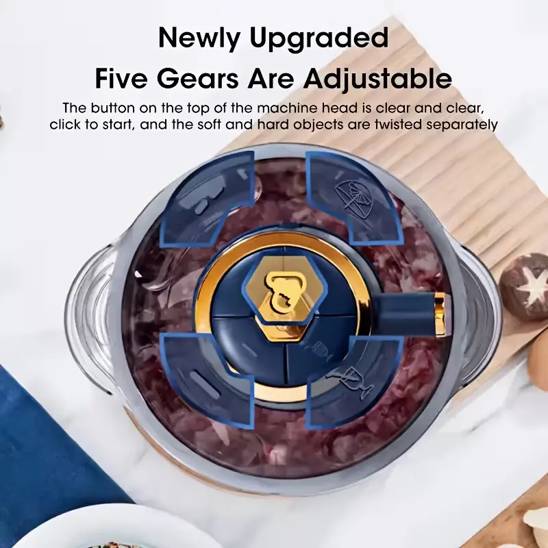 Newly upgraded machine head showing clear buttons for adjusting five gears to twist soft and hard objects.