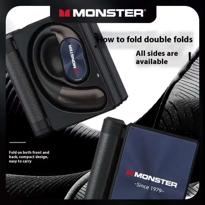 Double fold mechanism highlighted in this MONSTER AC530 Earphones Review.