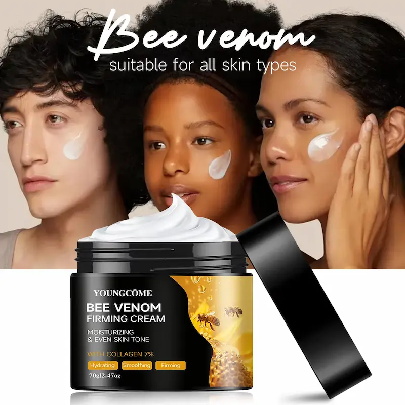Youngcome Bee Venom Cream suitable for diverse skin types and tones
