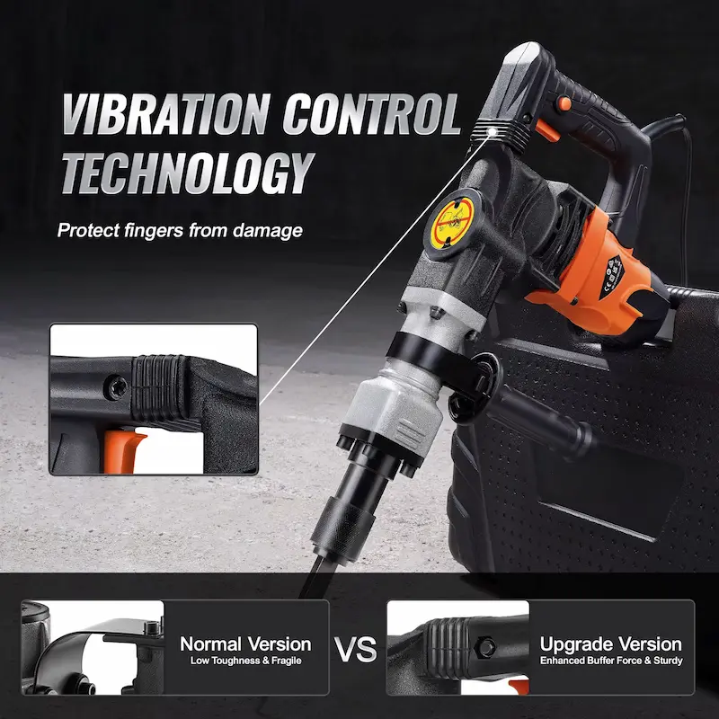 Upgraded shock absorption and vibration control technology comparison for enhanced safety.