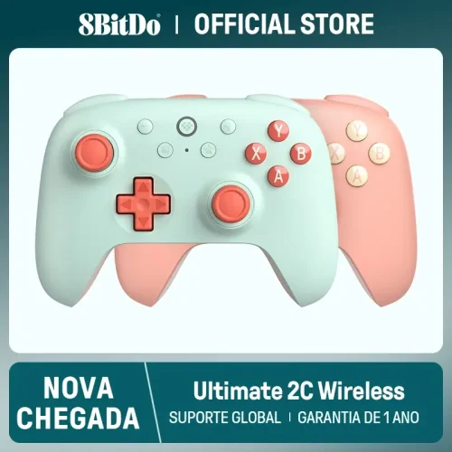 8BitDo Ultimate 2C Mint and Peach color options