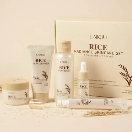 LAIKOU Rice Radiance Skincare Set Full 5-Piece Kit