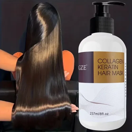 Deep conditioning treatment for brittle hair using GZE Collagen